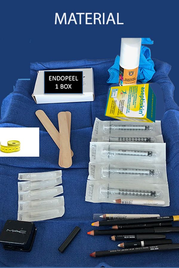 Endopeel Material Table