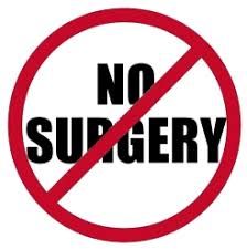 senza chirurgia